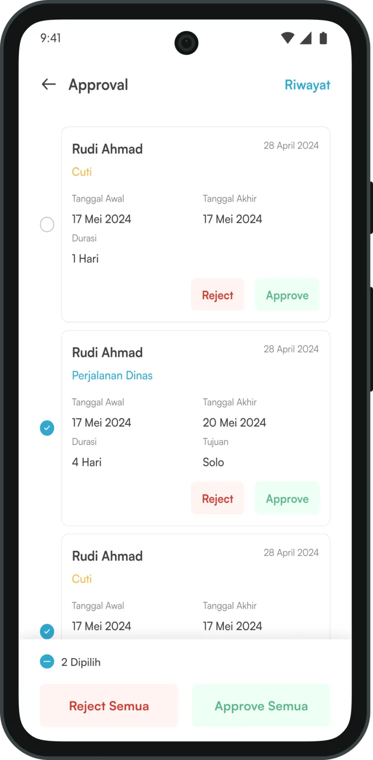 Approval Page