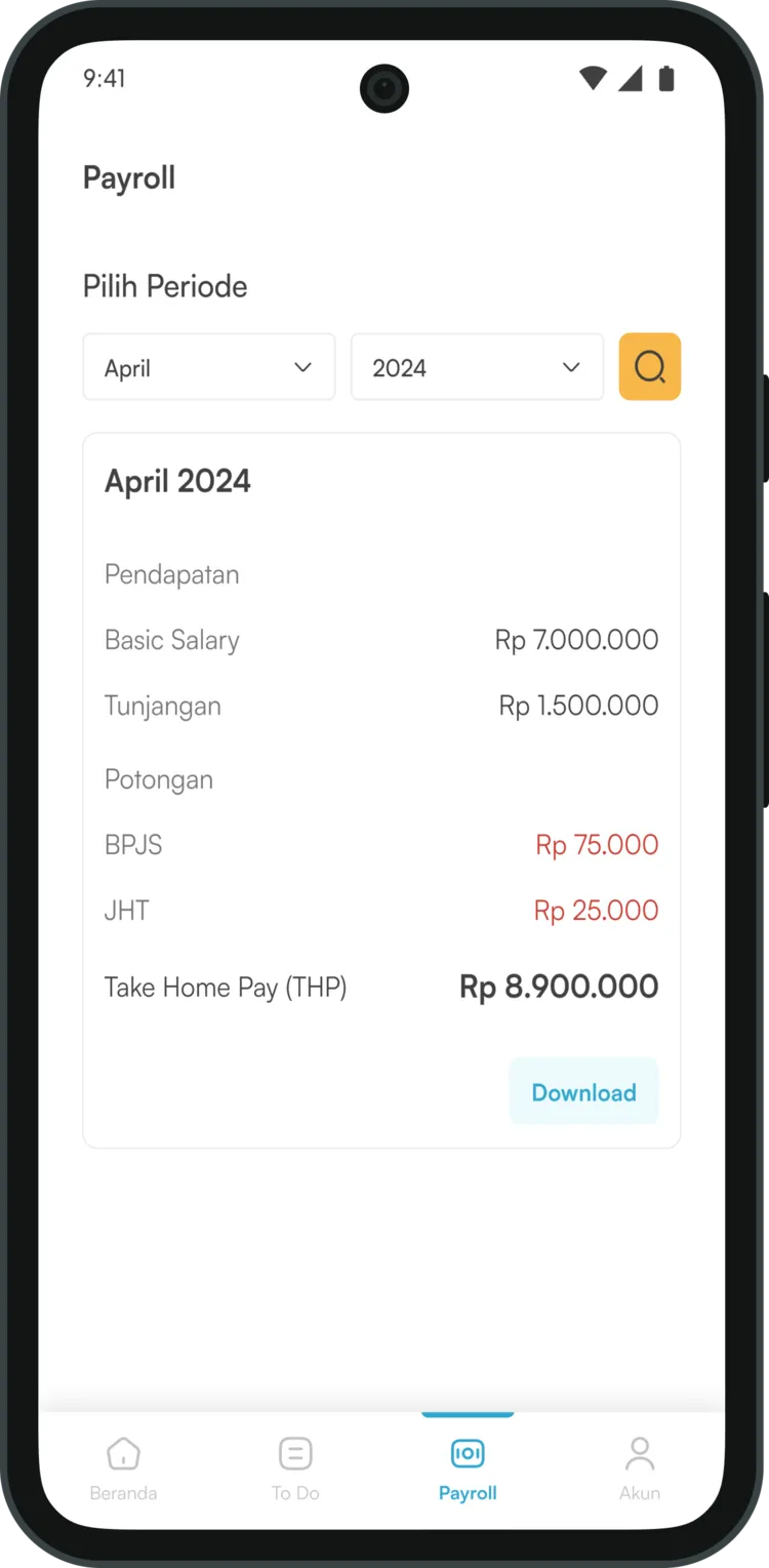 Payroll Page